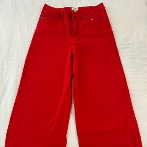Easel Soft Stretch Twill Pant in Red